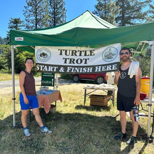Turtle Trot Start/Finish Table