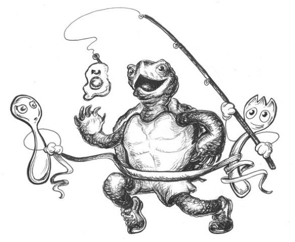 2026 logo art for Turtle Trot annual trail race fundraiser at The Crest