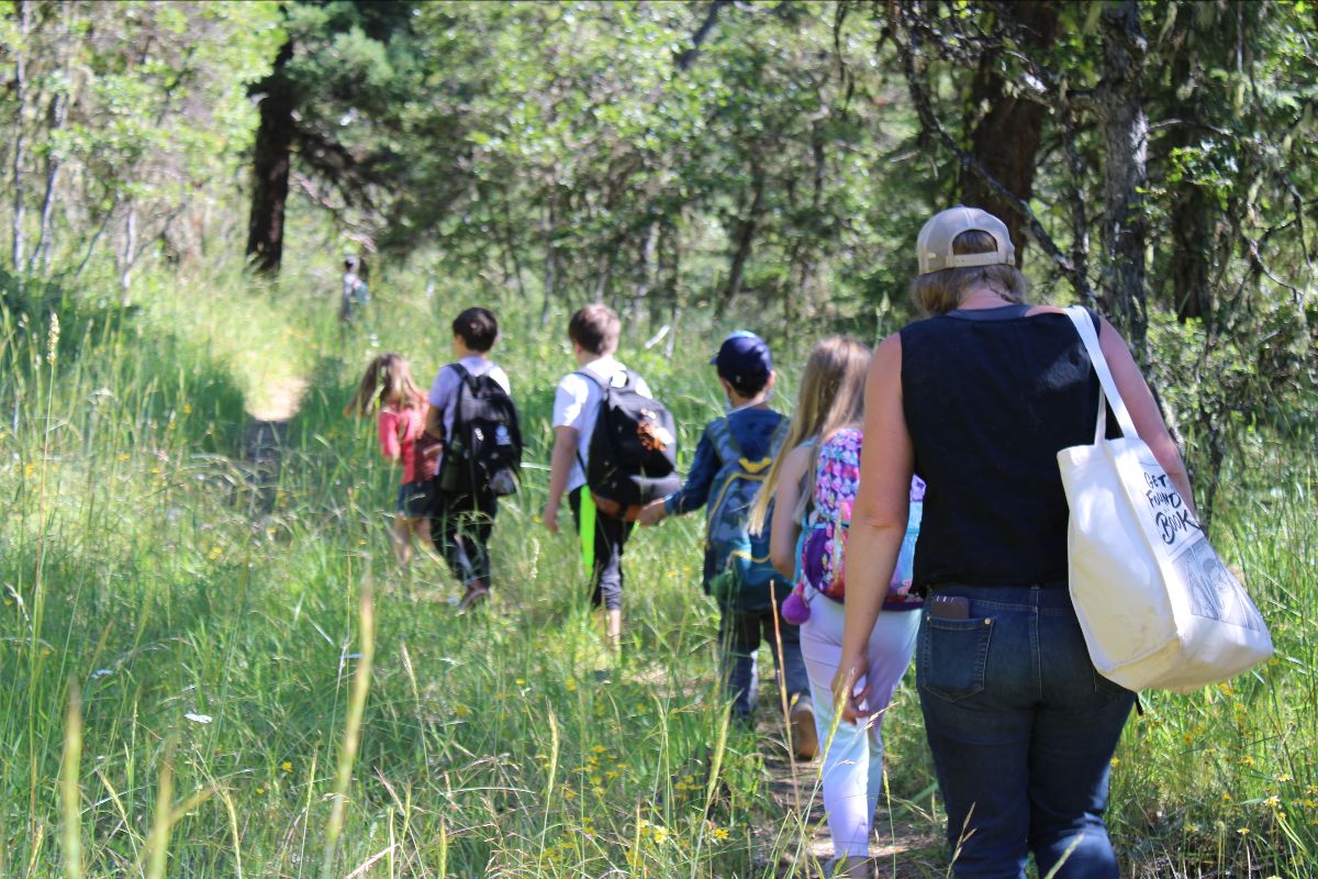 nature day camp trail hike