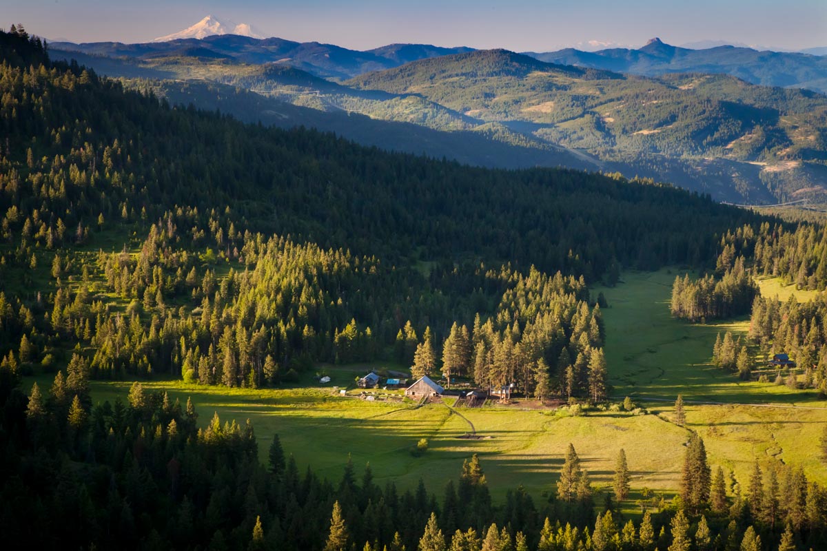 aerial valley view of The Crest at Willow-Witt Ranch