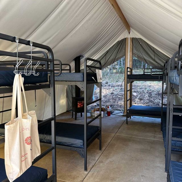 Inside Crest Wall Tents